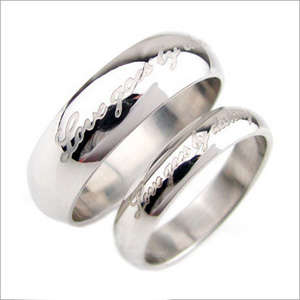 Titanium RING Couple Ring Personalized gifts / Any Name