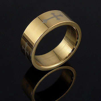 US Size 10 Stylish Titanium Ring