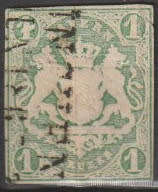 Bavaria 1867 Mi.14 Used
