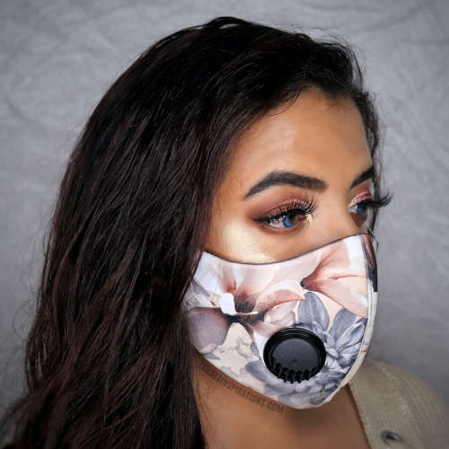 Re-usable Face Mask with Respirator Valve