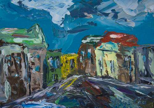 An original Tyrone Cass oil