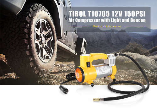 12v Heavy Duty Air Compressor with Work Light
