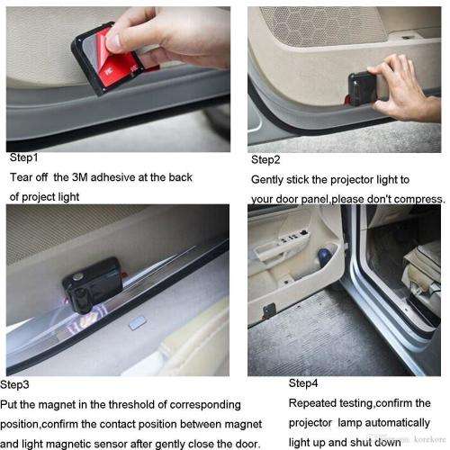Wireless Door Logo Lights Per Pair