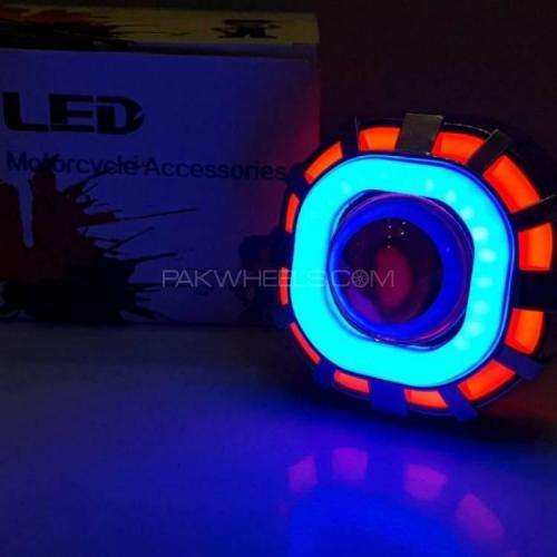 LED Projectors with Blue angel eye ring ANd Red Deamon eye