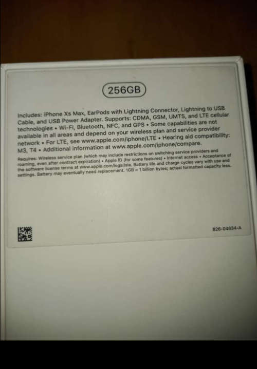 Iphone Xs Max 256Gb,Like New