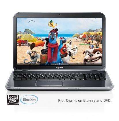 **HUGE SPEC** Dell Inspiron 5720 -- Quad Core i7 2.2GHz, 8GB, 1000GB HDD, 17" LED, LIKE NEW**