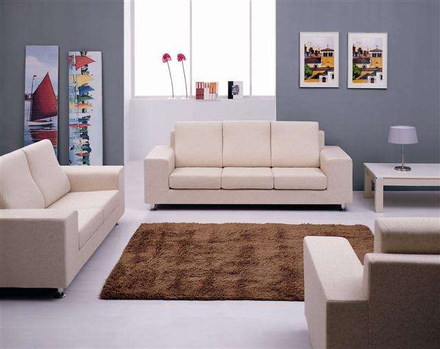 Imported 3Pc Fabric Sofa Set