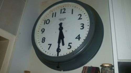 Smiths Setric Railway Station Masters Clock