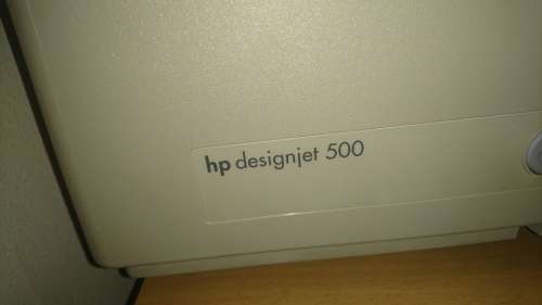 hp designjet 500 plotter 42 inch print size with new ink cartridges