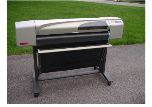 hp designjet 500 plotter 42 inch print size with new ink cartridges