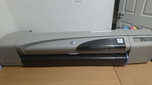 hp designjet 500 plotter 42 inch print size with new ink cartridges