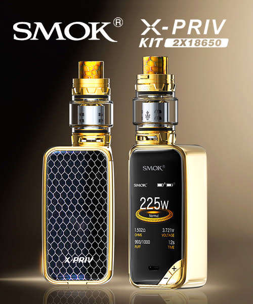 Smok X-Priv Kit with 225W X-Priv Mod and 8ml TFV12 Prince Tank