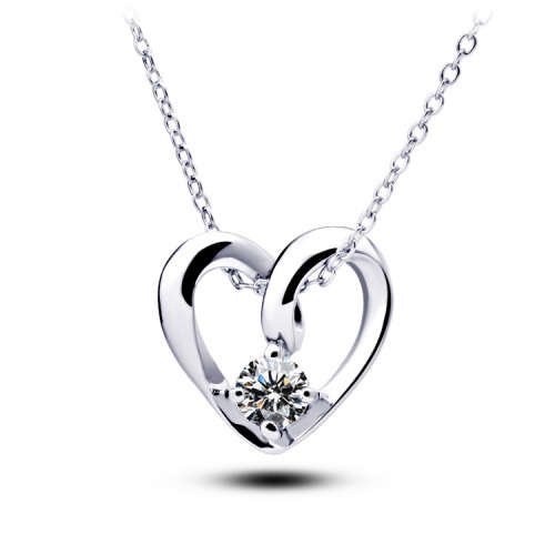 Curvy Heart Style Necklace