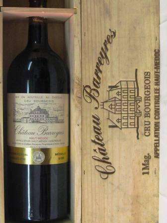 CHATEAU BARREYRES   2004 (Haut-Medoc)  - BOXED - MAGNUM 1,5L