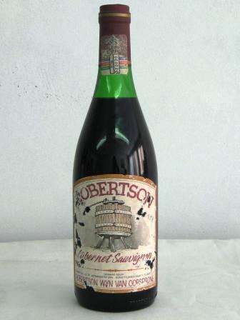 1988 ROBERTSON CABERNET SAUVIGNON - COLLECTOR'S ITEM