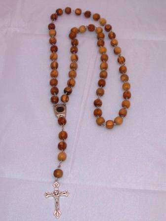 FROM JERUSALEM - OLIVEWOOD BEADED ROSARY