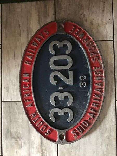Diesel Loco number plate
