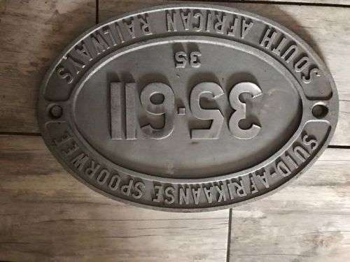 Diesel Loco number plate