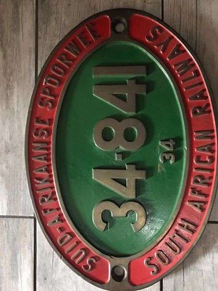 Diesel Loco number plate