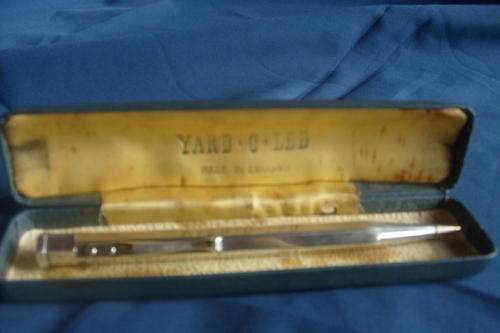 *** Real Silver pencil - stamped.