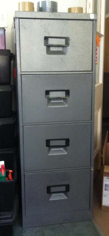 Filing Cabinet, 4-drawer, metal (Collect in Pretoria)