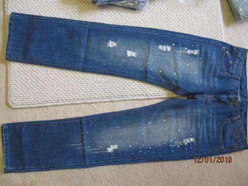 Ladies   denim rigid authenic wash Jeans    - 32--34