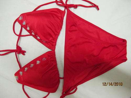 Ladies  fashion  swimwear  Red   - fit for size 32--34