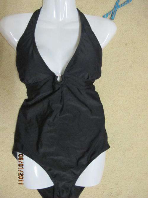 ladies black   swim costume -  2chillies-Orinal price $49.95 -SA size38
