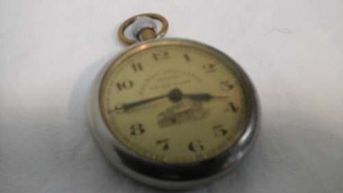 AWESOME VINTAGE RAILWAY REGULATOR TEGROV POCKET/ FOB WATCH. SWISS MADE. GREAT COLLECTORS PIECE!