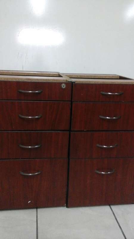 TWO LOVELY DRAWER UNITS. NO TOPS