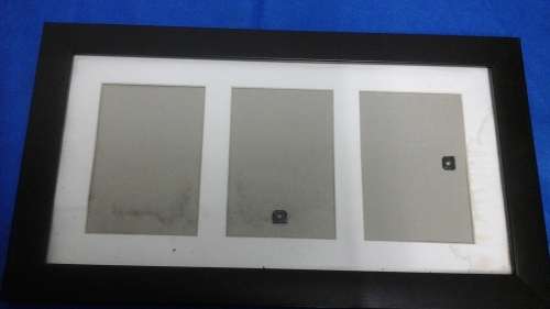 PERFECT FOR YOUR HOLIDAY PRINTS. A FRAME THAT CAN TAKE THREE PHOTOS.