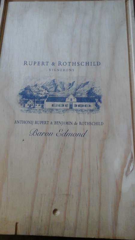 TOTALLY DIFFERENT A RUPERT AND ROTHSCHILD VIGNERON 6 BOTTLE GIFT BOX. WOW!!