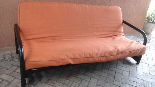 VERY VERSATILE AND USEFUL.A COUCH IN THE DAY AND A BED AT NIGHT.IF YOU DONT LIKE ORANGE RECOVER