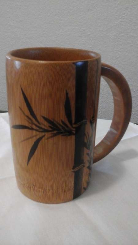 SIMPLY AWESOME BAMBOO? MUG. REALLY TERRIFIC PIECE!