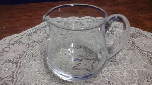 GORGEOUS PASABAHCE CREAMER. MADE IN TURKEY. FANTASTIC AND USEFUL!