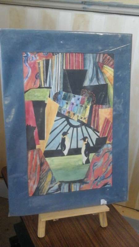 INCREDIBLE EASEL. STUNNING AND FUNCTIONAL PIECE!