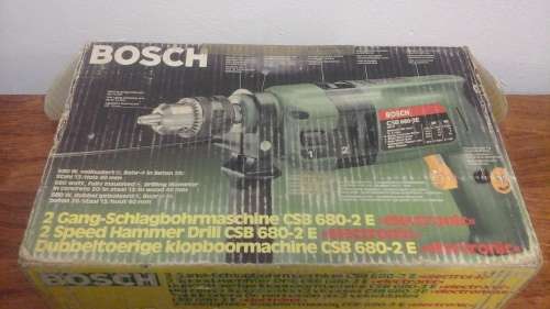 AWESOME BOSCH CSB 680-2E 2 SPEED HAMMER HAMMER DRILL.  GETS THE JOB DONE QUICKLY. TERRIFIC PIECE!