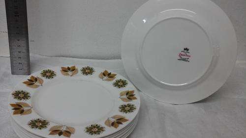 6 Stunning queen Ann side plates