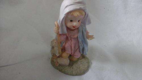 ANGELIC LITTLE SHEPHERD BOY.  PERFECT ADDITION TO YOUR COLLECTIBLE ORNAMENTS