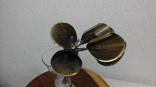 ABSOLUTELY BEAUTIFUL BRASS LILLIES. SIMPLY STUNNING!