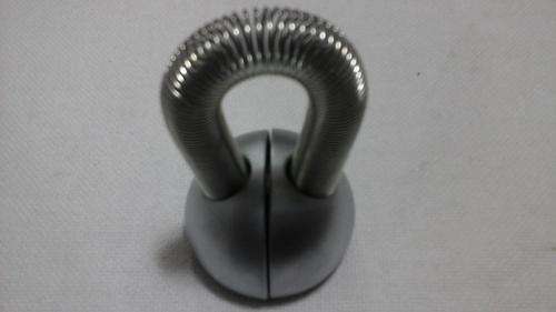 275 SOLID MAGNETIC CLAMP PAPERWEIGHTS. SILVER AND GREY IN COLOUR