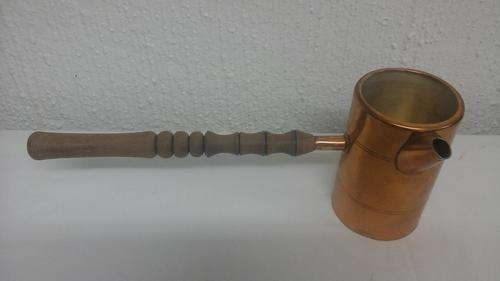 INCREDIBLE VINTAGE TRADITIONAL TURKISH STYLE COFFEE MAKER/ POT. BY RHODESIAN ROYAL SABLE COPPERWARE!