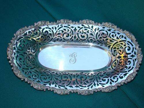 Heavy Sterling Silver Bread Basket