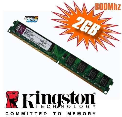 Very Rare *As New* Kingston 2GB DDR2 800MHz 240 Pin DIMM Desktop Ram (8 Chips Available)