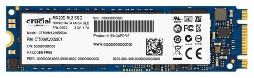Lightning Fast *M.2 SSD* Crucial MX200 500GB Solid State Drive M.2 NVMe PCIe 3 x 4. Very Rare!