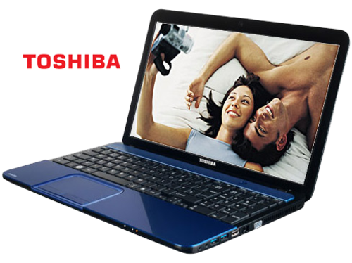 Toshiba L850 Blue Notebook, Quad Core i7, 8GB Ram, 650GB, AMD Radeon 1GB