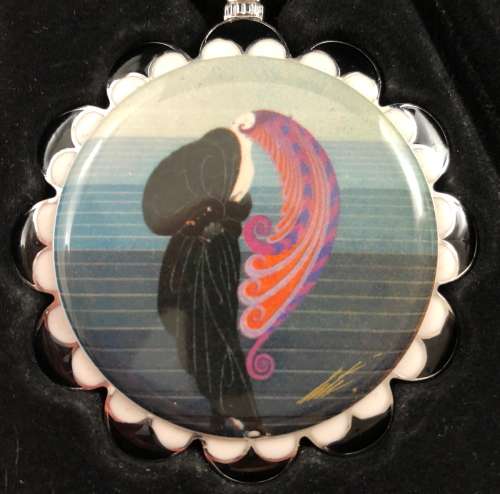 Exquisite Erte Pocket Watch - Beauty and the Beast