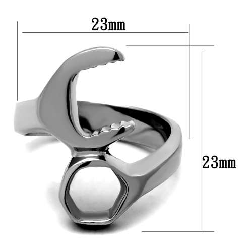 Local SA Stock - Size 11 (U) - Solid Stainless Steel Mens Ring