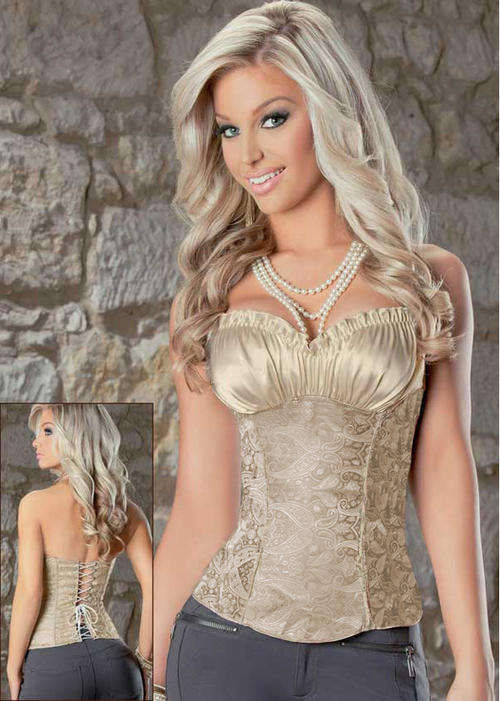BEAUTIFUL CREAM CORSET