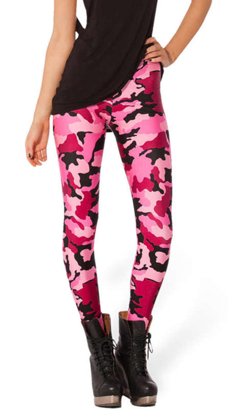 STUNNING PINK CAMO LEGGINGS